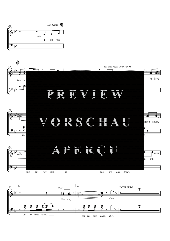 gallery: God Gives Back, , Gemischter Chor SAM/Solo opt. und Klavier