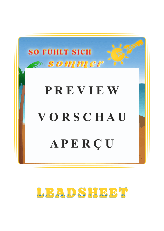 gallery: So fühlt sich Sommer an, Sonnenschein, Steffi, (Vocals and chords - Leadsheet)