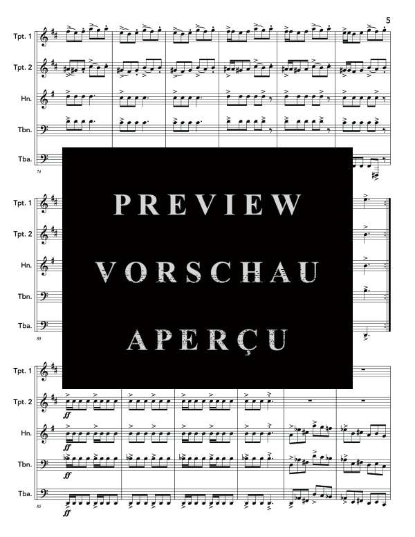 Produktgalerie: Seite 9 von 11 El Huapango Guango, , (Blechbläser Quintett)