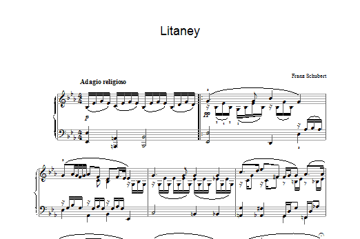 Product gallery: Page 1 of 1 Litaney, Franz Schubert