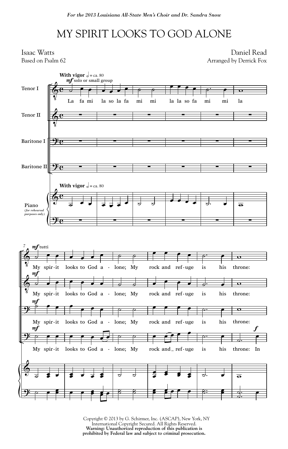 Produktbild zu: My Spirit Looks To God Alone