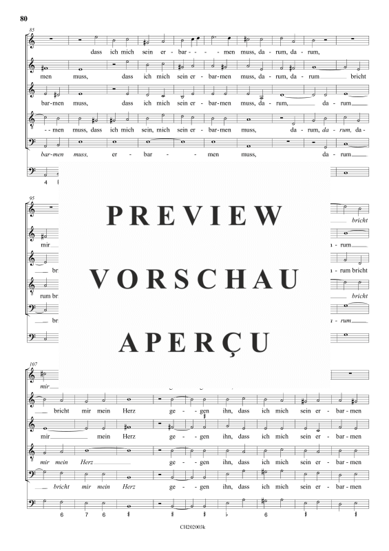 gallery: Ist nicht Ephraim mein treuer Freund, , (Gemischter Chor 6-stimmig)