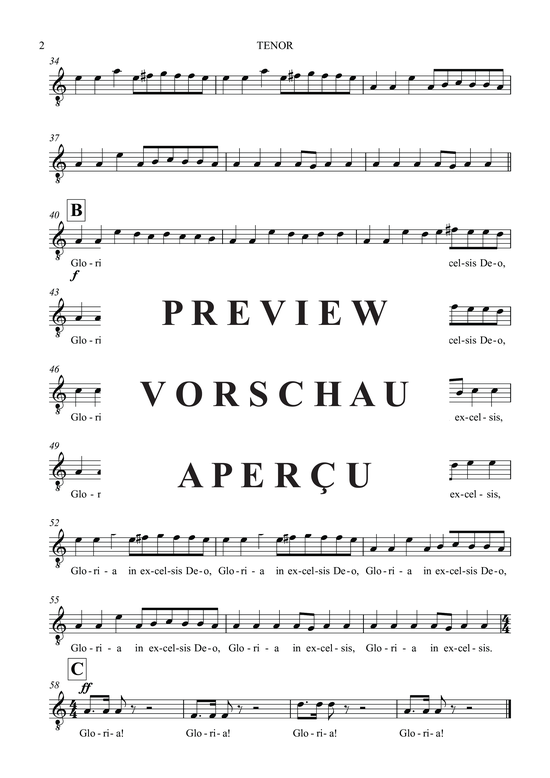 Product gallery: Page 5 of 7 König der letzten Tage - Gloria: Tenor, , Voice