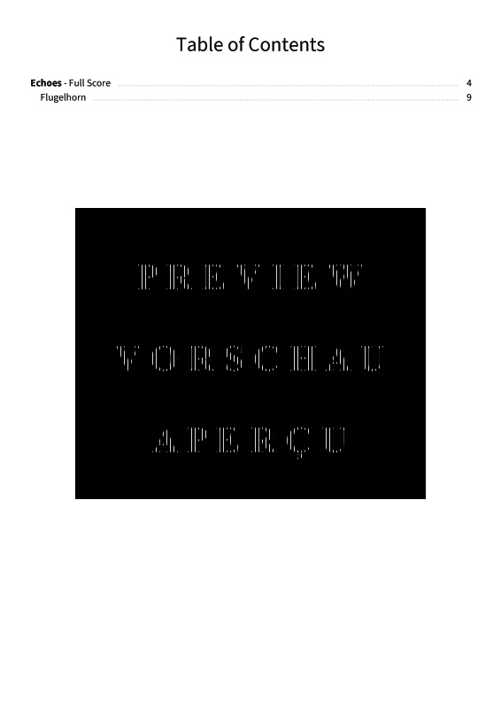 gallery: Echoes - Gentle Melodies for Weddings, Church, and Other Occasions, , Trompete in B und Klavier