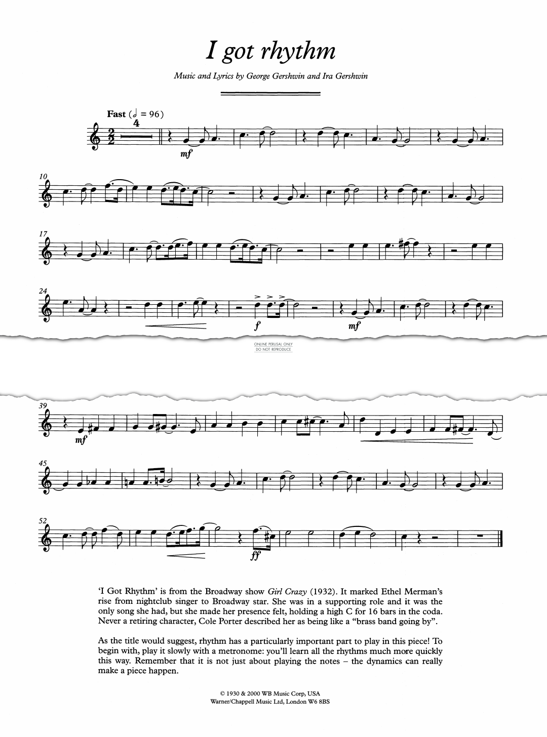 Produktgalerie: Seite 1 von 1 I Got Rhythm, Judy Garland, Trompete