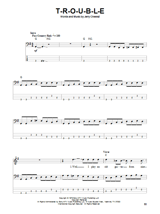 Produktbild zu:  T-R-O-U-B-L-E - Travis Tritt