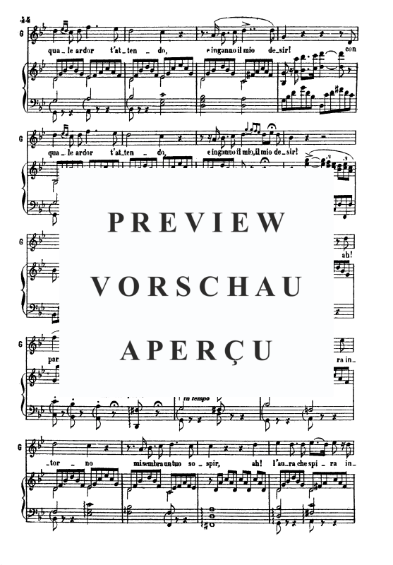 Produktgalerie: Seite 5 von 6 Eccomi in lieta vesta. Oh quante volte ti chiedo, , Gesang und Klavier