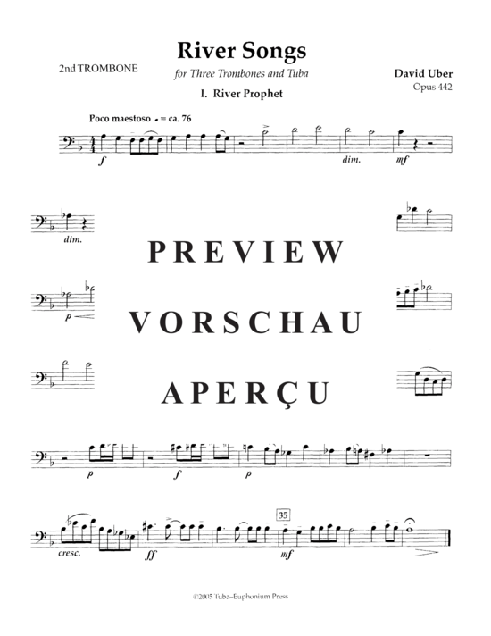 Product gallery: Page 18 of 27 River Songs , , (Tuba Quartet 3x Euphonium/Trombone + Tuba)