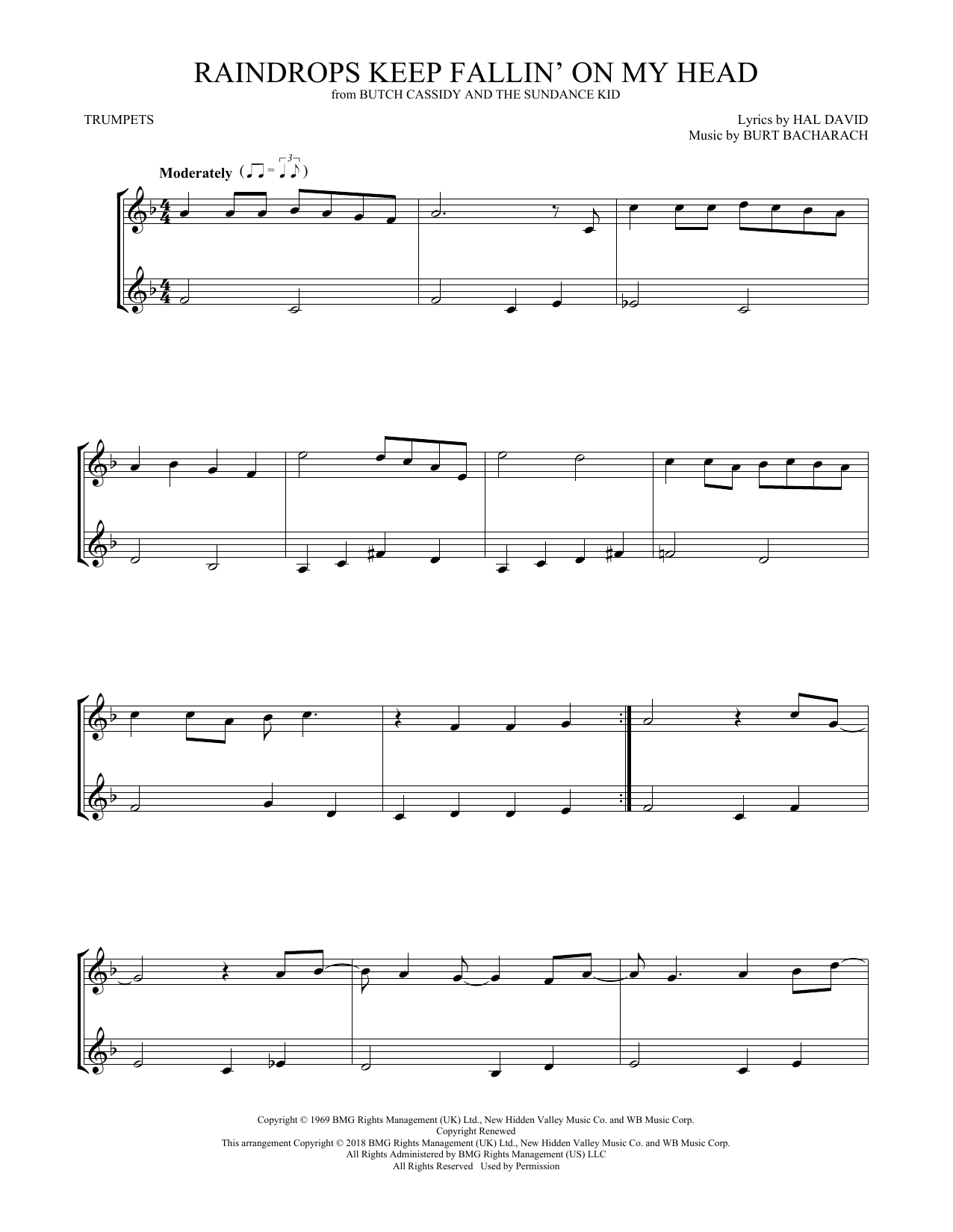 Product gallery: Page 1 of 1 Raindrops Keep Fallin' On My Head, B.J. Thomas