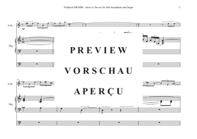 Product gallery: Page 8 of 10 Adoro Te Devote , , (alto saxophone + organ)