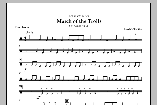 Produktbild zu:  March of the Trolls - Tom Toms - 