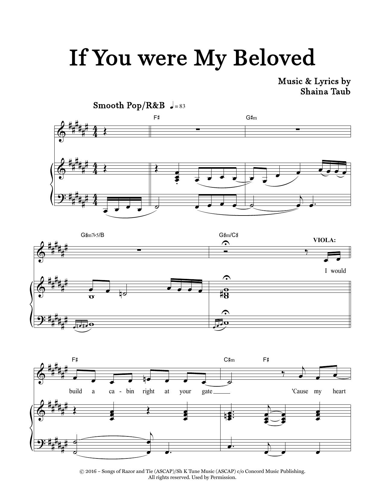 Produktbild zu: If You Were My Beloved (from Twelfth Night)