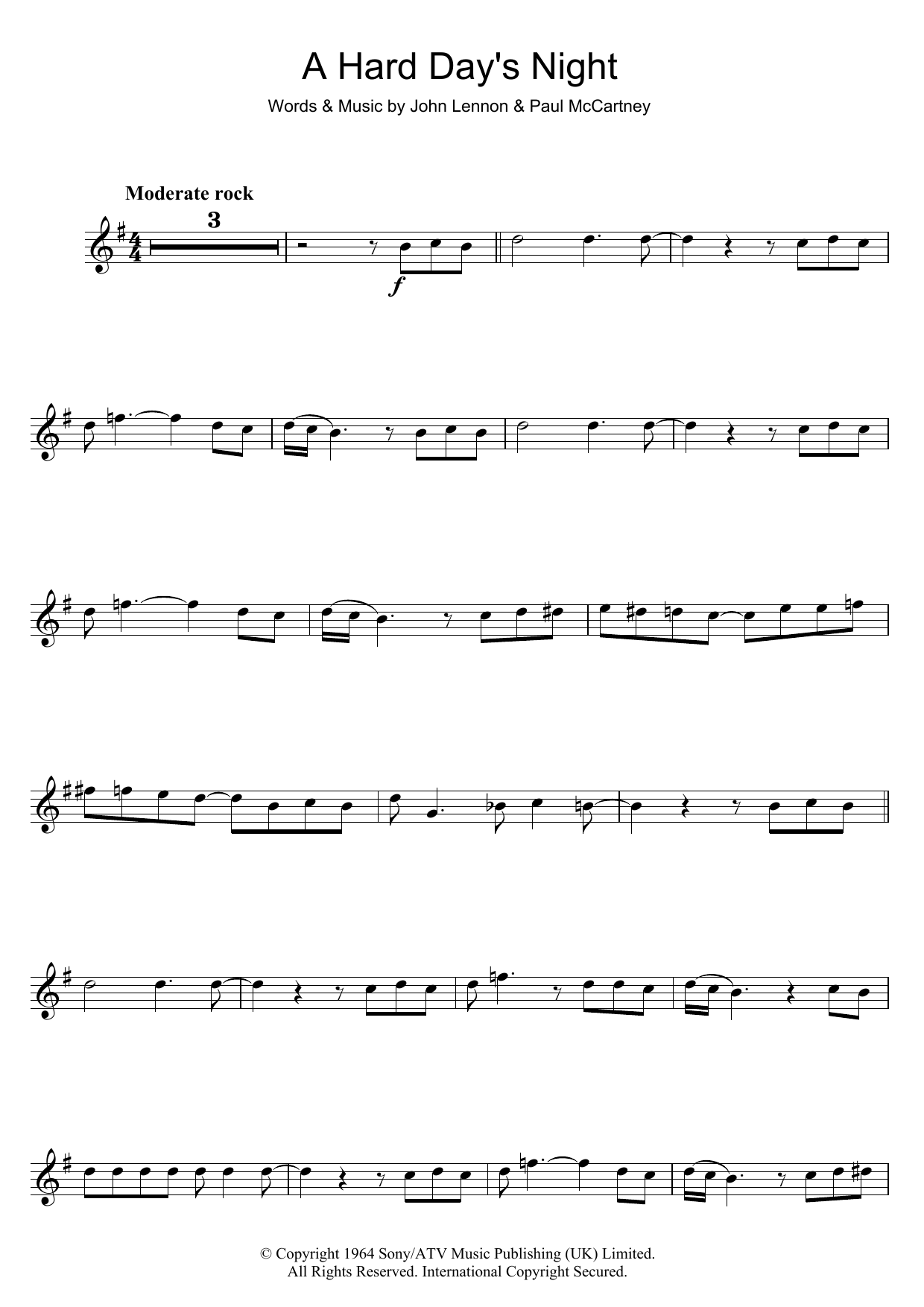 Product gallery: Page 1 of 1 A Hard Day's Night, The Beatles