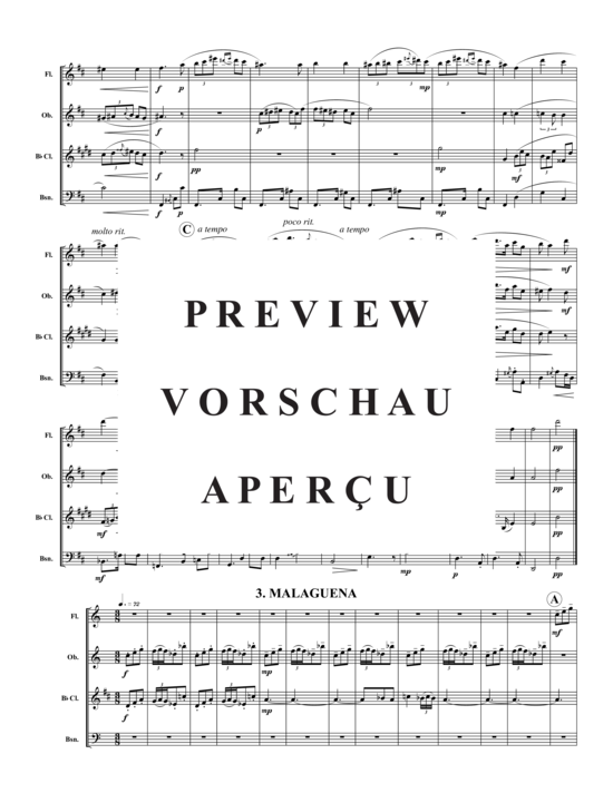 Produktgalerie: Seite 5 von 21 Espana – 6 Sätze , , (Holzbläser-Quintett)