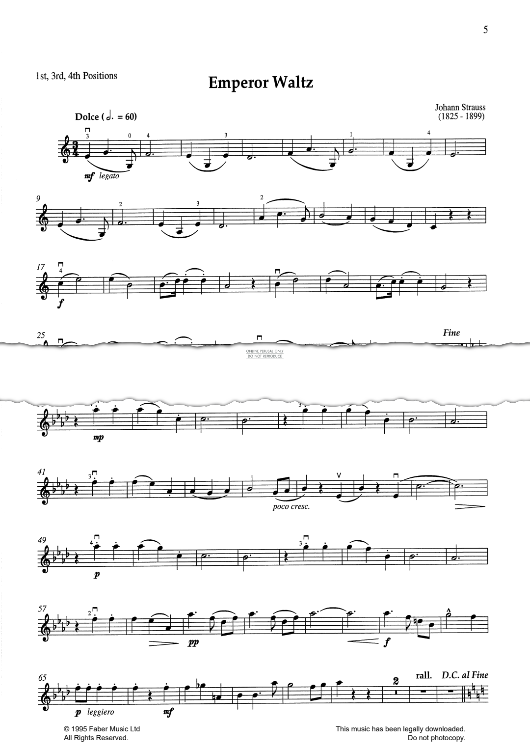 Product gallery: Page 1 of 1 Emperor Waltz, Johann Strauss