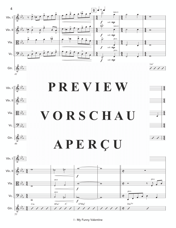 Product gallery: Page 8 of 11 String Quartet #1, , (string quartet and jazz guitar)