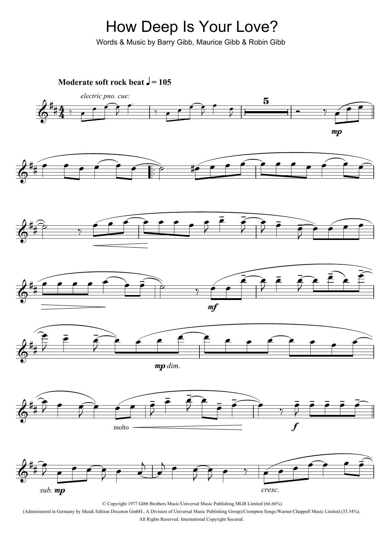 Product gallery: Page 1 of 1 How Deep Is Your Love, Bee Gees