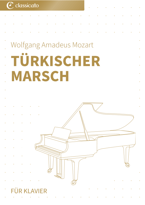 cover: Türkischer Marsch - Alla Turca - Rondo aus der Klaviersonate Nr. 11, KV 331, , (Klavier Solo)