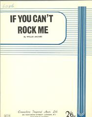 cover: If You Can't Rock Me, Willie Jacobs, Gesang, Gitarre, Klavier