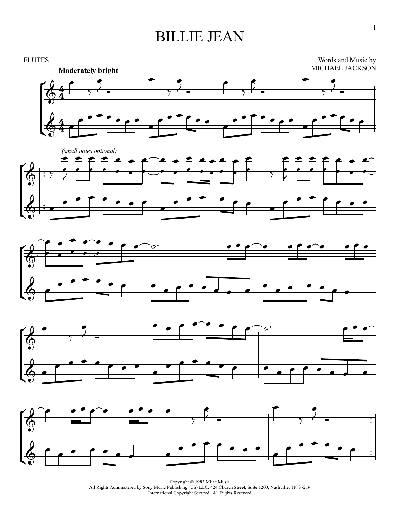 Product gallery: Page 1 of 1 Billie Jean, Michael Jackson