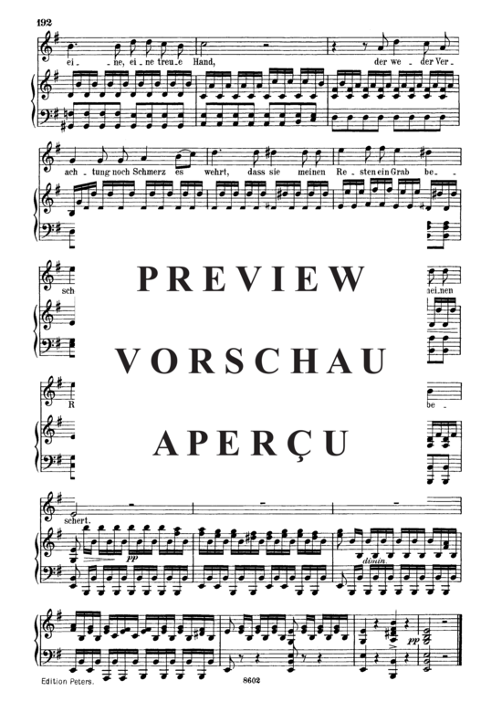 Product gallery: Page 13 of 13 Schiffers Scheidelied D.910, , Medium Voice and Piano