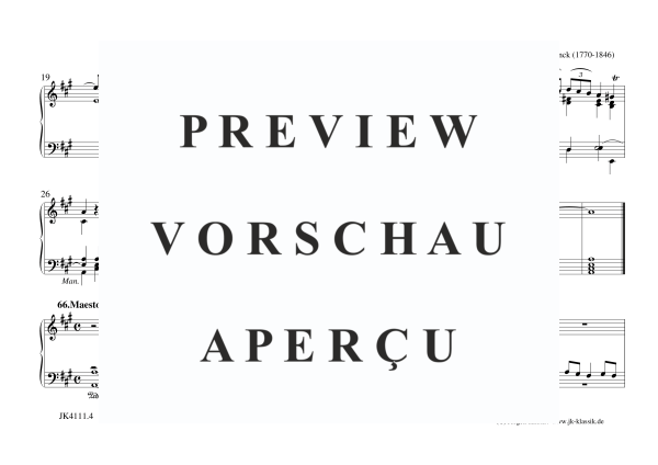 gallery: Vor und Nachspiele A-Dur 4 Stück, , Orgel Solo