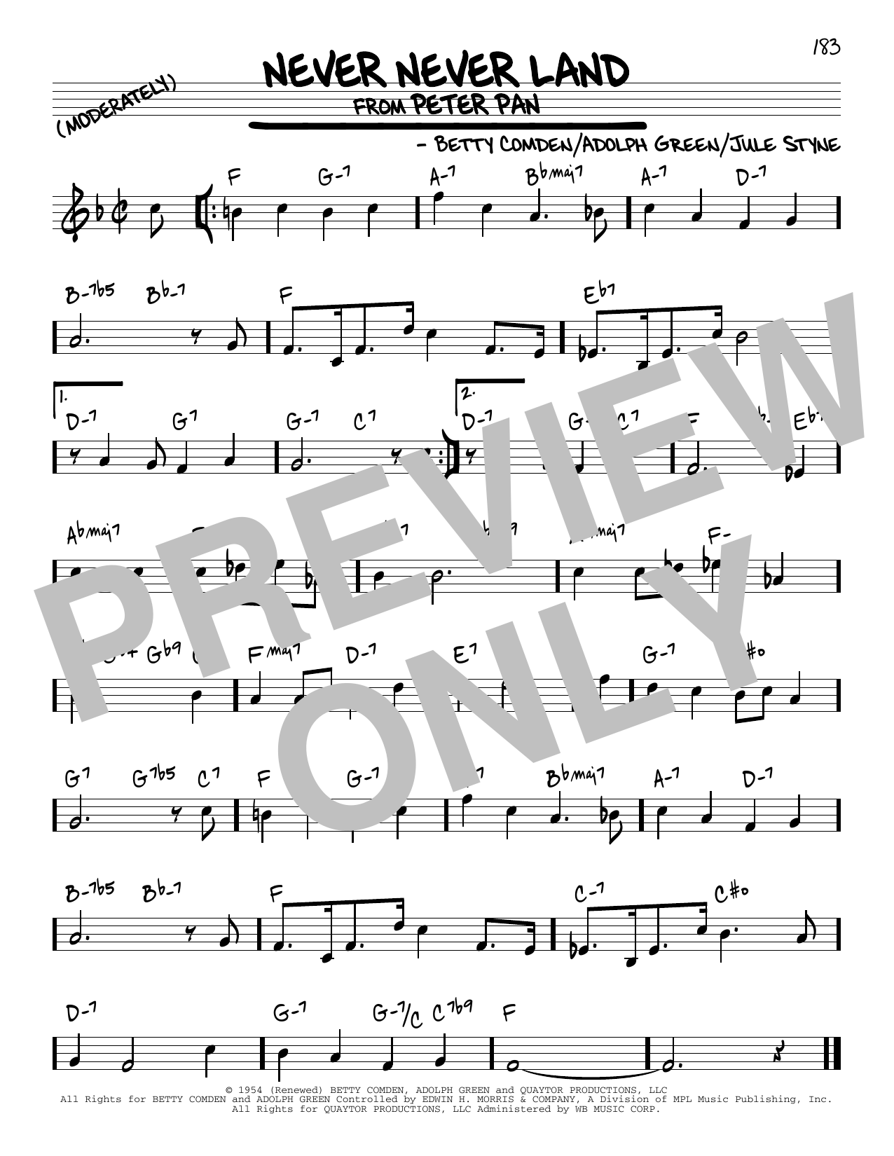 Produktbild zu: Never Never Land