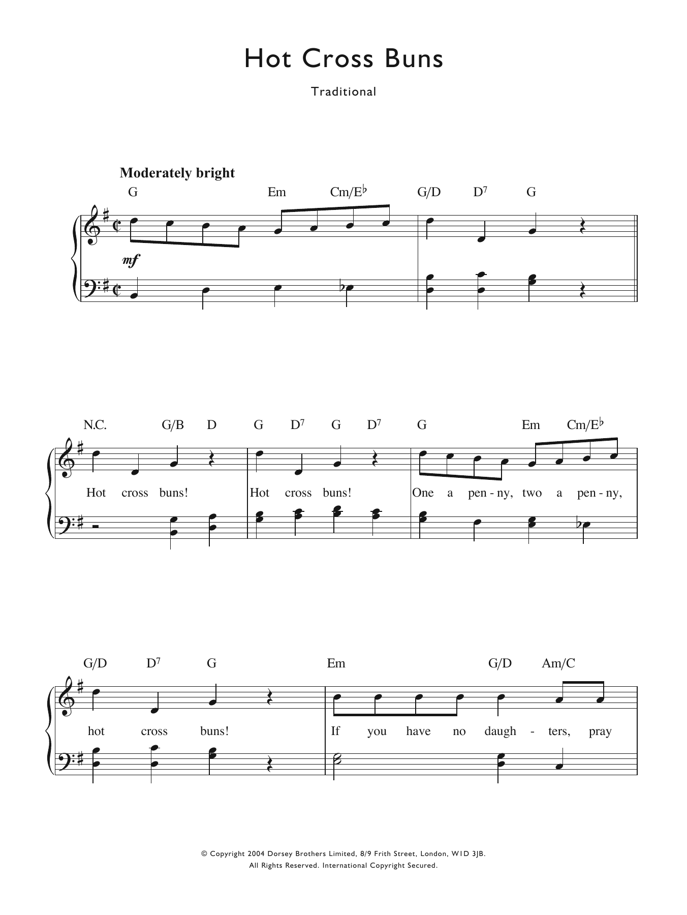 Produktbild zu: Hot Cross Buns