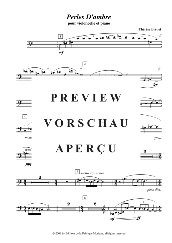 Product gallery: Page 16 of 18 Perles d'Ambre , , (Cello + Klavier)