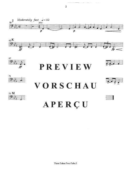 Produktgalerie: Seite 12 von 12 Three Tubas Two , , (Tuba Dett + opt. Tuba 3)