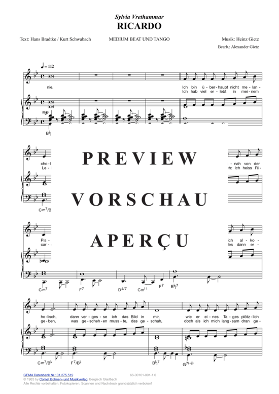 Produktgalerie: Seite 3 von 4 Ricardo , Vrethammar, Sylvia, Klavier und Gesang