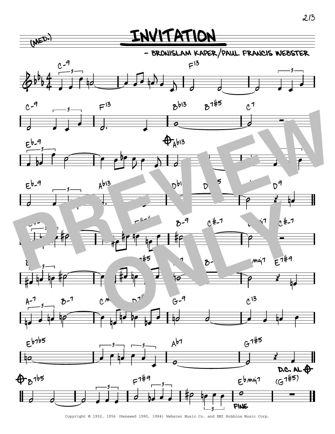 Produktbild zu: Invitation [Reharmonized version] (arr. Jack Grassel)