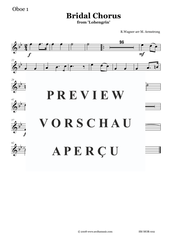 Product gallery: Page 10 of 11 Bridal Chorus from Lohengrin, , Two Oboes and String Ensemble
