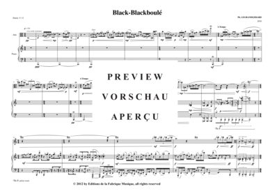 Product gallery: Page 3 of 10 Black Blackboulé , , (viola + piano)