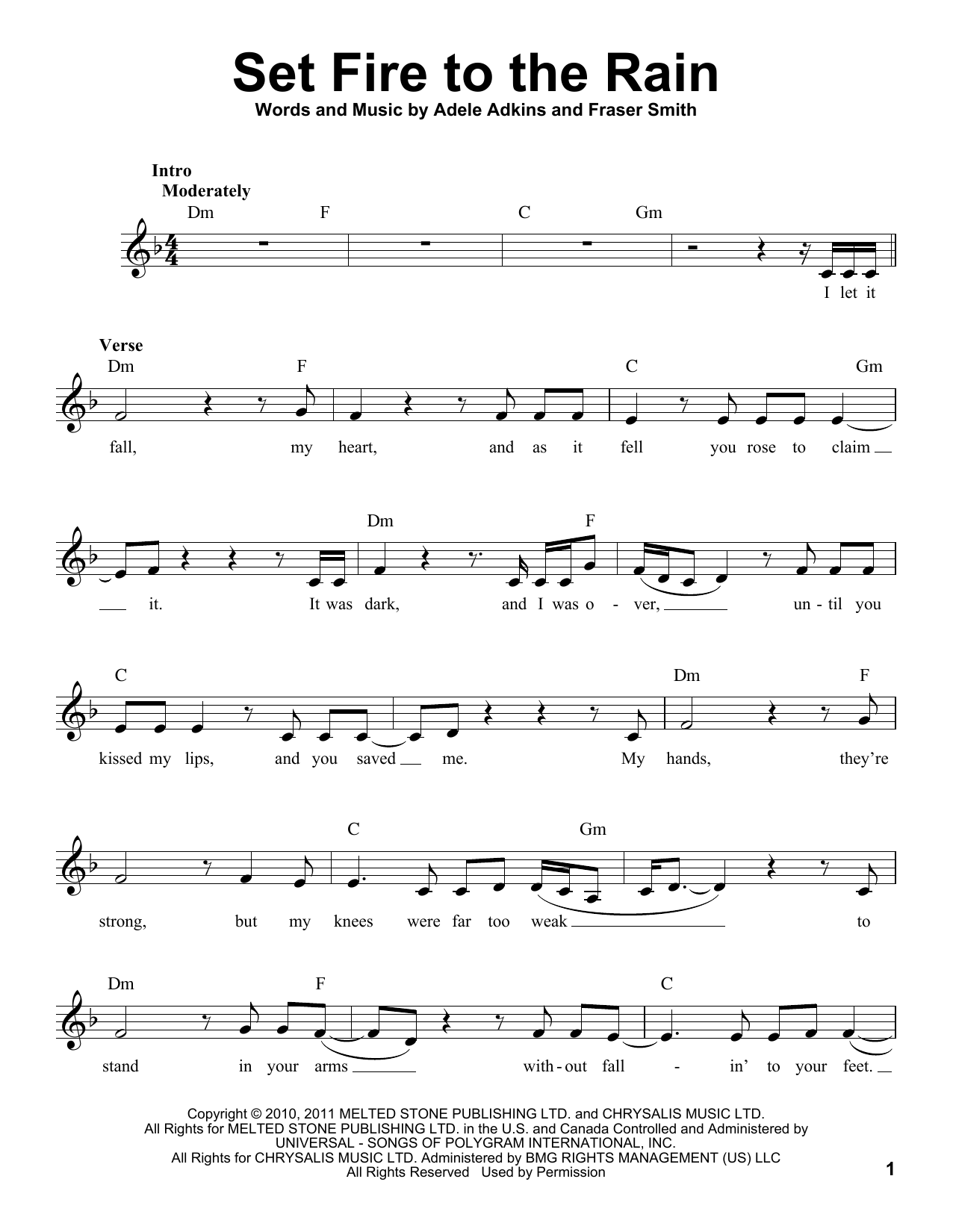 Produktbild zu: Set Fire To The Rain