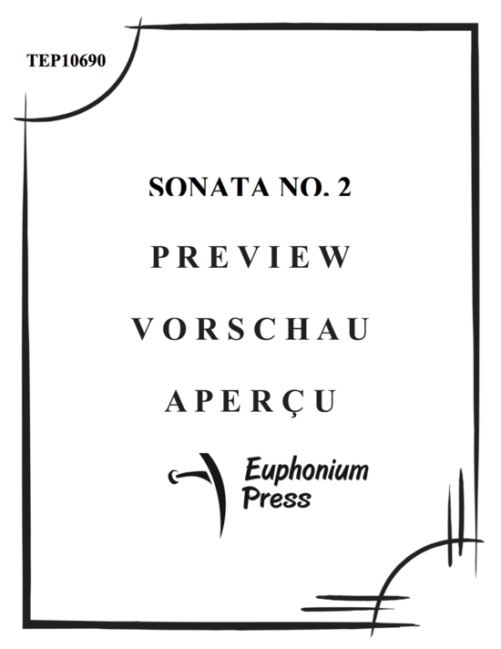Product gallery: Page 2 of 15 Sonata No. 2 , , (Tuba Quartett EETT)