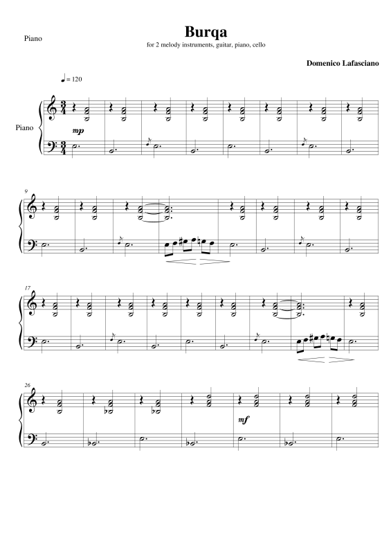 Produktbild zu: BurqaDomenico Lafasciano