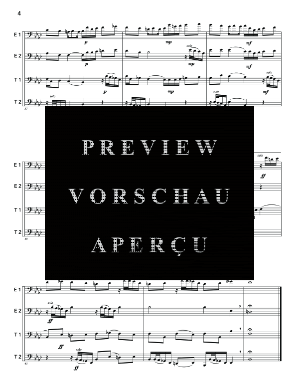 Product gallery: Page 8 of 11 Quattro Canzoni, , (Tuba Quartett EETT)