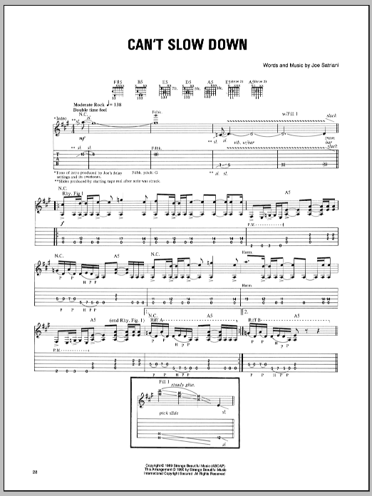 Produktgalerie: Seite 1 von 1 Can't Slow Down, Joe Satriani, Gitarre