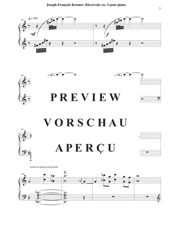 Product gallery: Page 8 of 9 Klaviersatz no. 8 , , Piano Solo