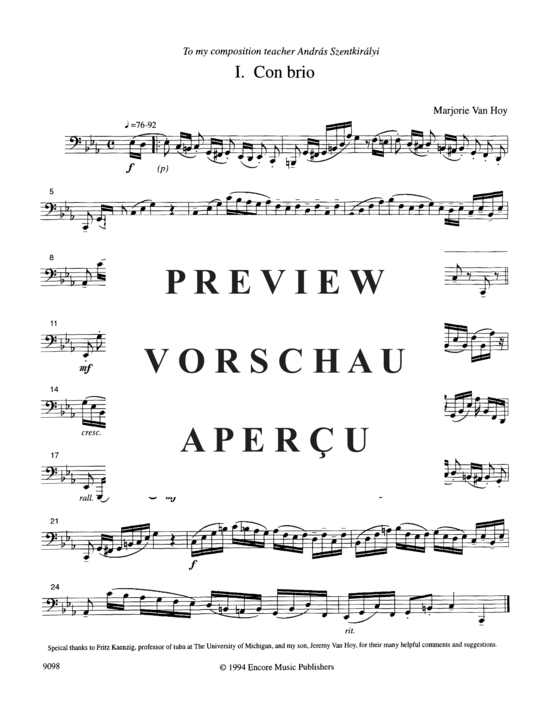Product gallery: Page 3 of 10 Seven Melodic Etudes , , (Tuba Solo)
