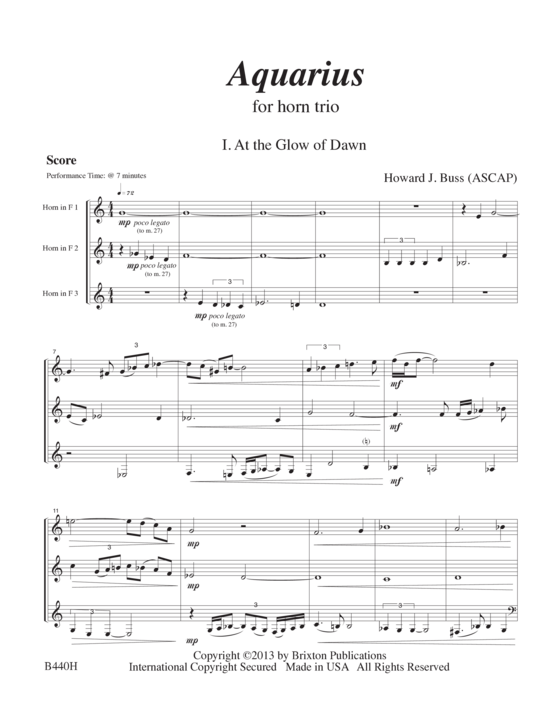 Product picture to: Aquarius Howard J. Buss