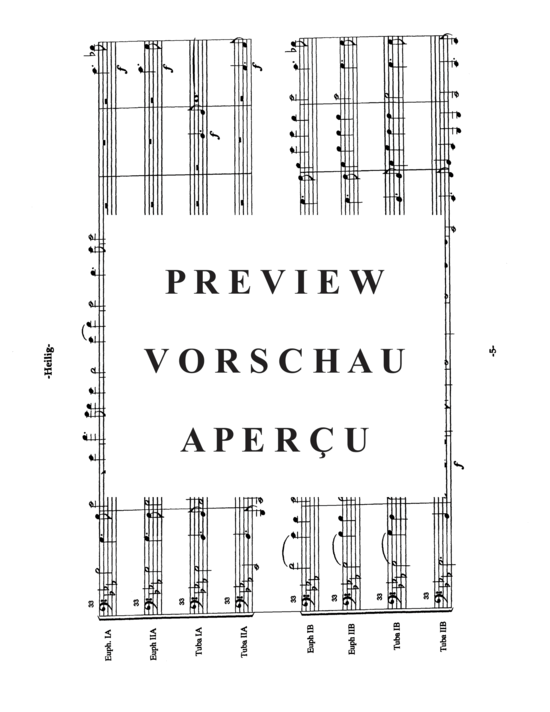 Produktgalerie: Seite 9 von 21 Heilig , , (Tuba Ensemble EEEETTTT)