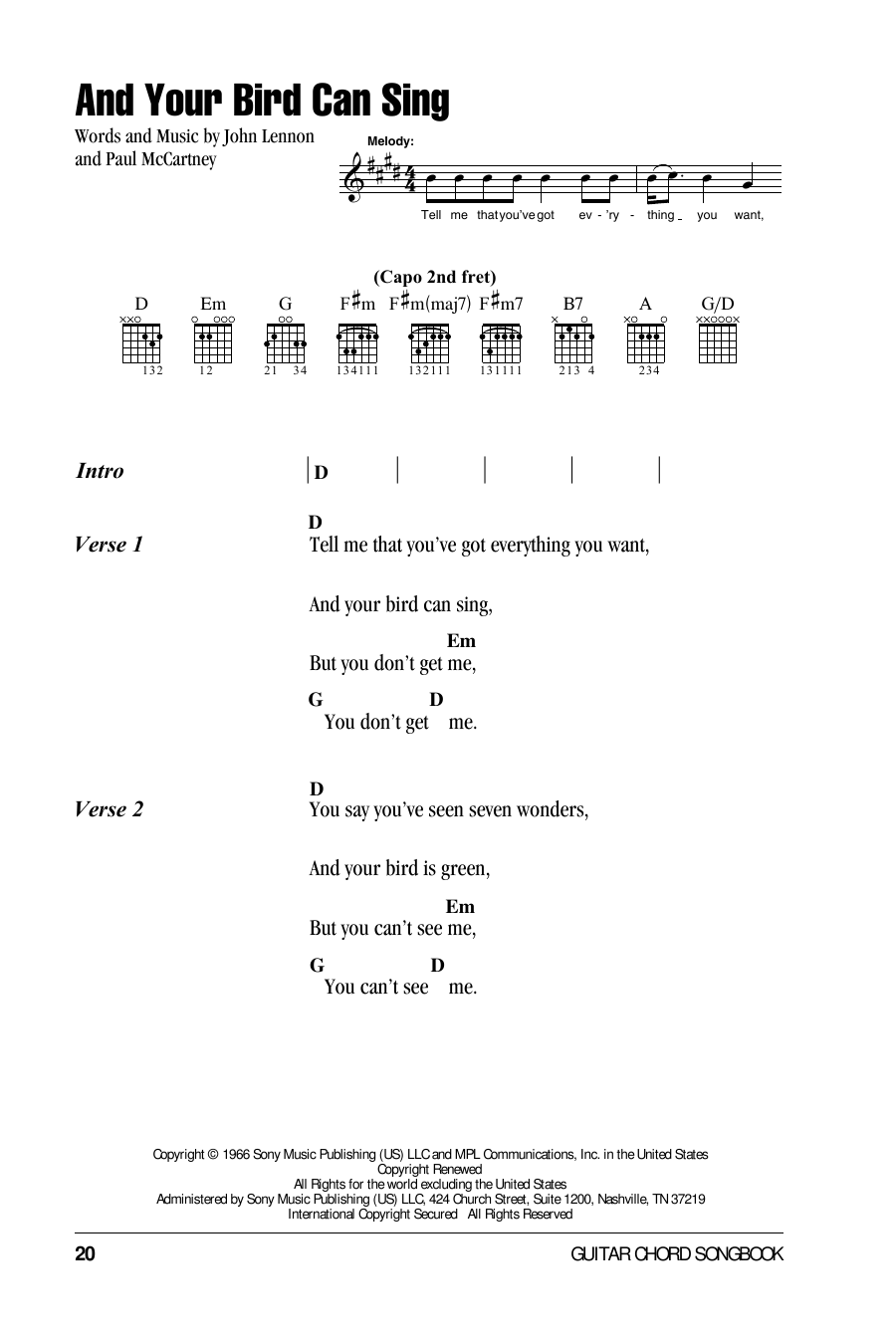 Produktbild zu: And Your Bird Can Sing