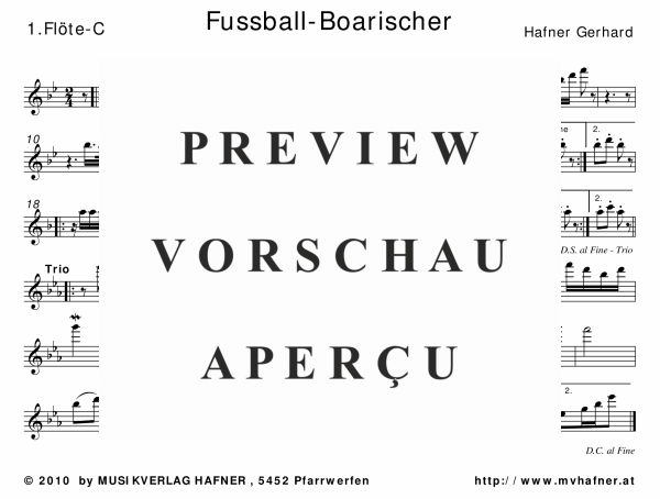 Product gallery: Page 7 of 11 Fussball-Boarischer, , (large wind orchestra)