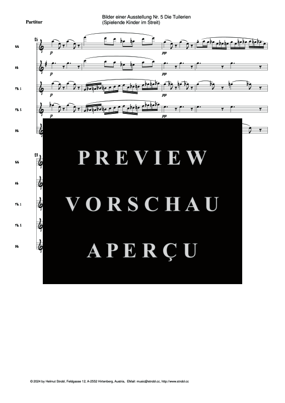 Produktgalerie: Seite 5 von 10 Die Tuilerien, , Saxophon Quintett