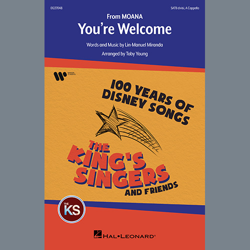 cover: You're Welcome (from Moana) (arr. Toby Young), The King's Singers