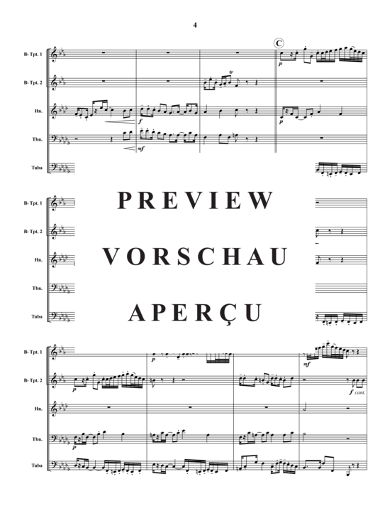 Produktgalerie: Seite 6 von 20 Tango Para Rosemary , , (Blechbläserquintett)