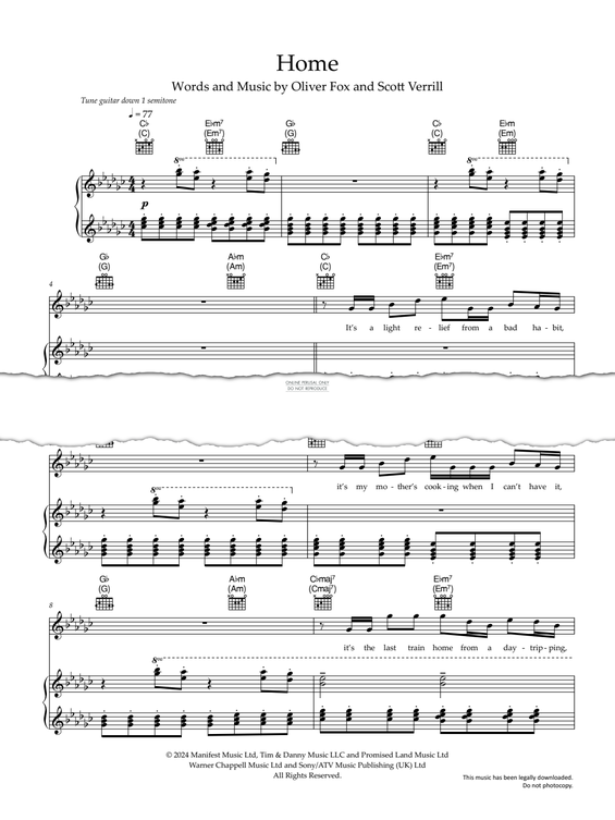 Produktgalerie: Seite 1 von 1 Home, Good Neighbours, Gesang, Gitarre, Klavier