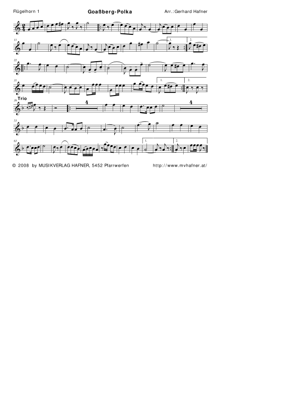 Product gallery: Page 1 of 11 Goaßberg-Polka, , (woodwind and brass)